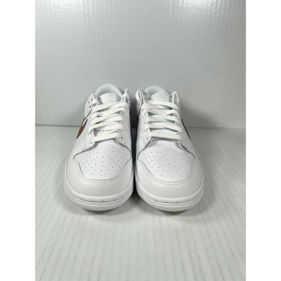 NEW Nike Dunk Low GS White Metallic Red Bronze DH9765-100 - Picture 2 of 8